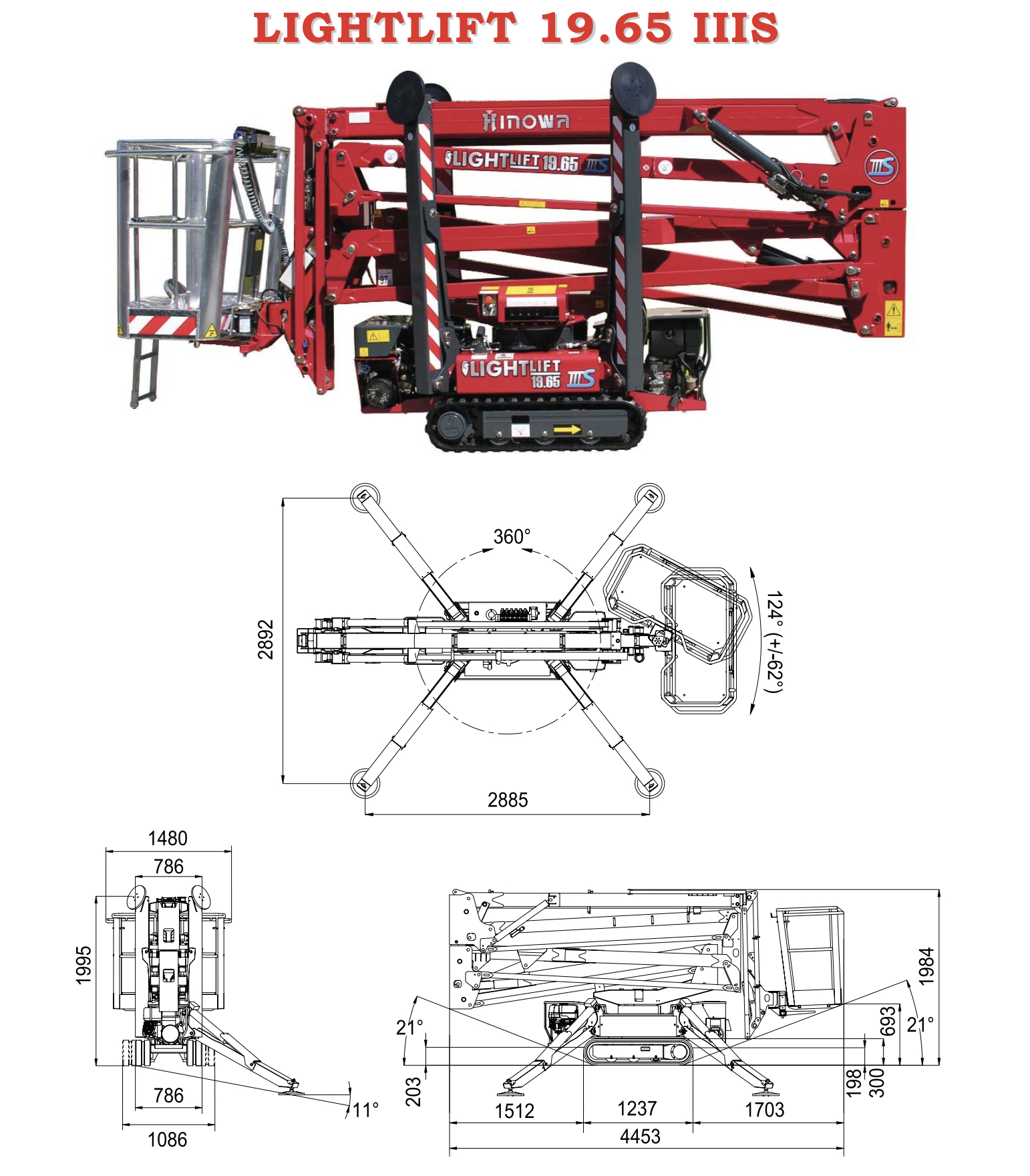 diagramma ragno usato 19.65 hinowa