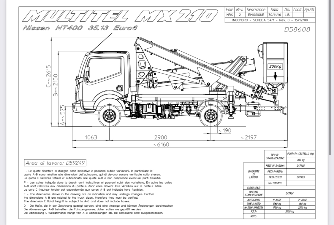 multitel usata mx 210