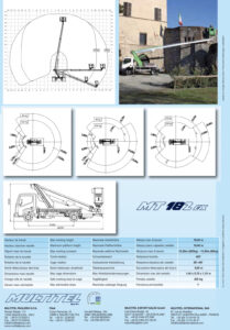 multitel usata piattaforma autocarrata