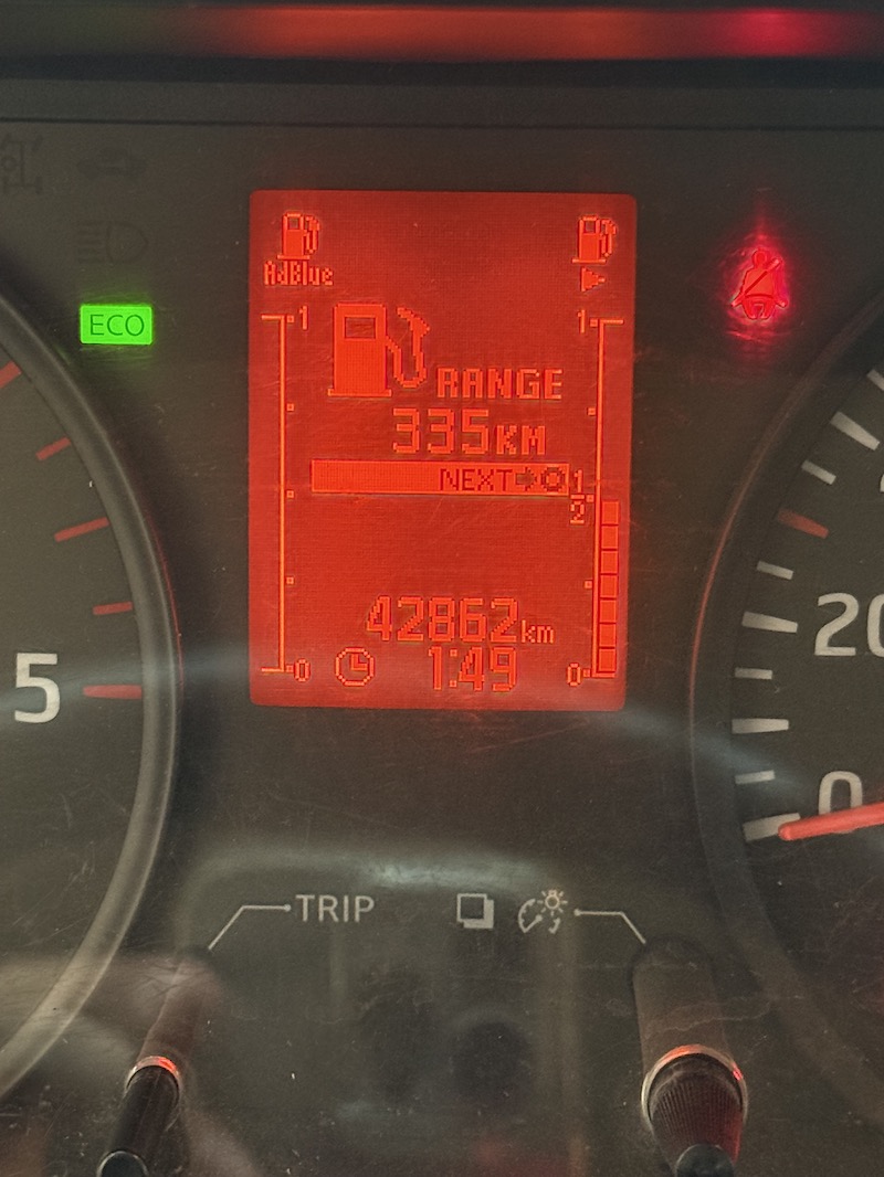km nissan piataforma